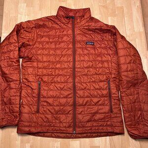 Patagonia Nano Puff Jacket - Mens - Large - Orange/Red
